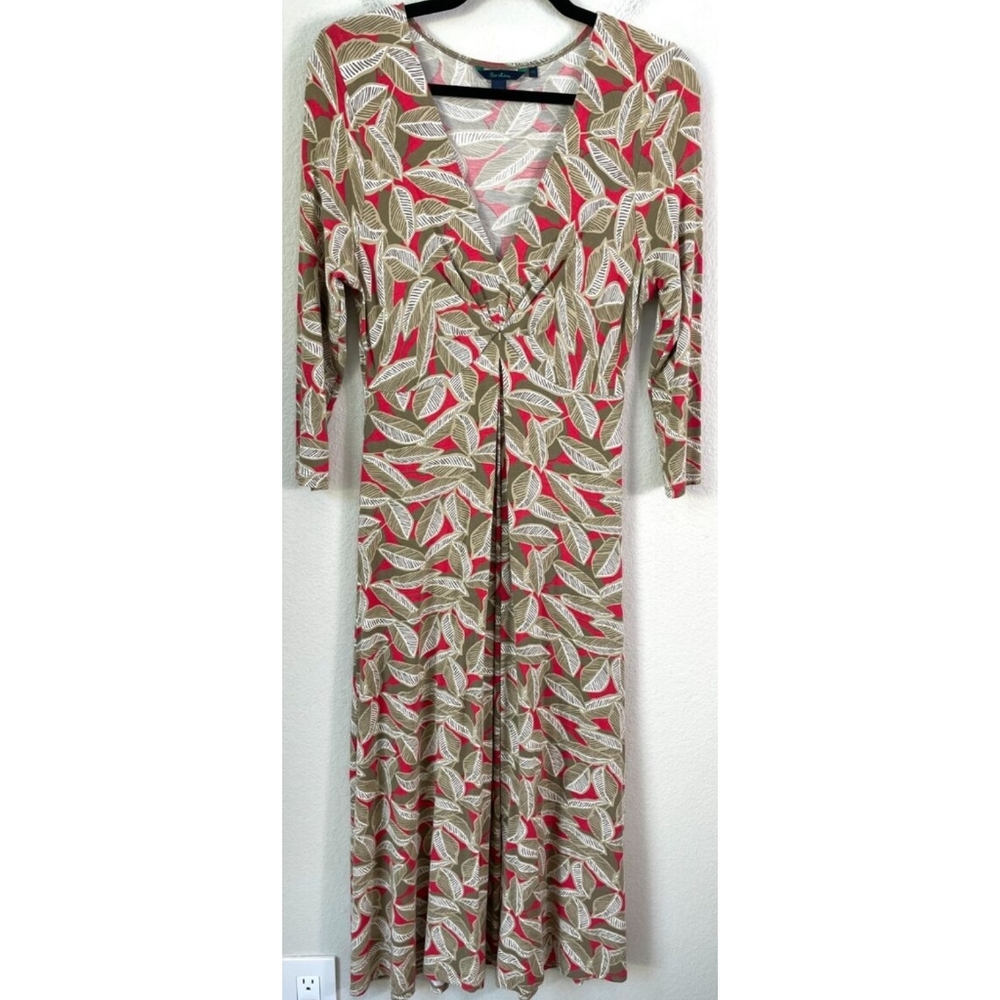 Boden Colorful Abstract Print Wrap Dress 6L
